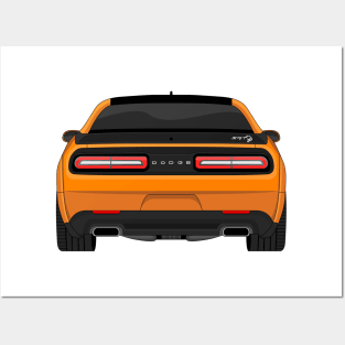 HELLCAT REAR ORANGE Posters and Art